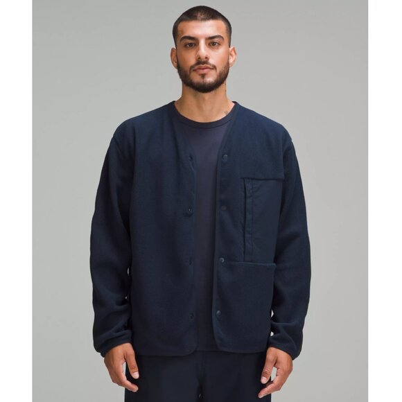 Lululemon fleece snap front cardigan - Picture 1 of 11